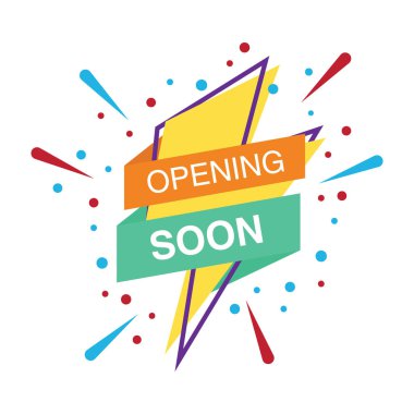 Logo vektörü yakında rozet açma 