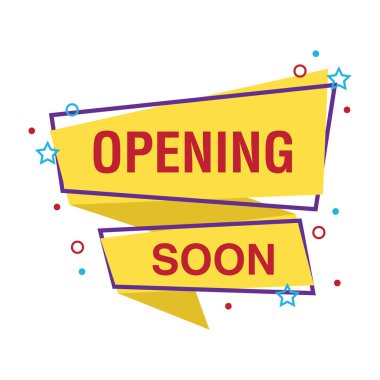 Logo vektörü yakında rozet açma 