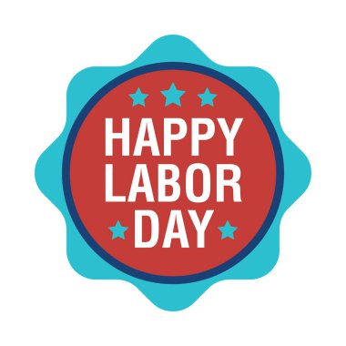 İşçi bayramı kutlama logosu vektör tasarımı 