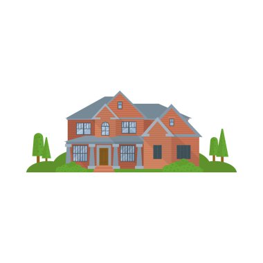 Düz tasarımda okul binası