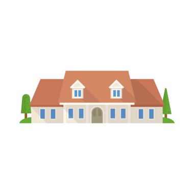 Düz tasarımda ticari ev yapımı
