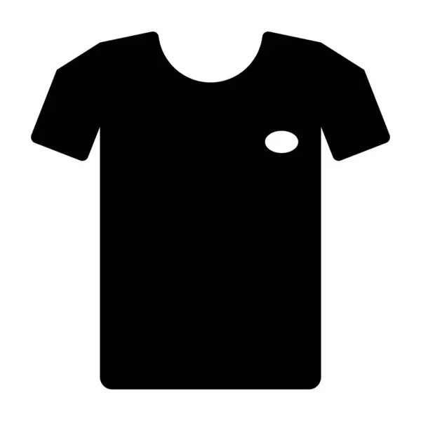 Glyph Tasarımında Casual Gömlek Vektörü — Stok Vektör
