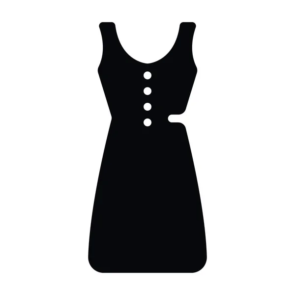 Glyph Icon Formal Wear Dress Vector — Stock Vector