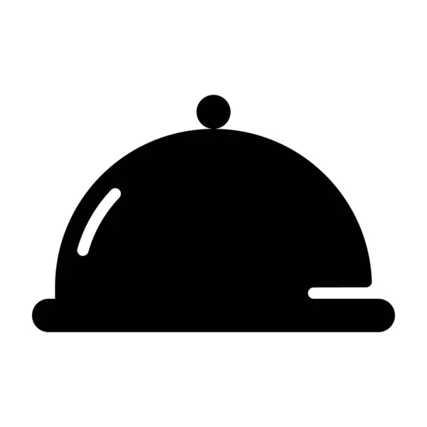 Cloche Icono Diseño Lleno Vector — Vector de stock