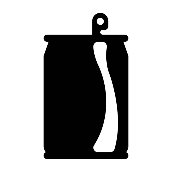 Soda Blikken Gevuld Icon Design — Stockvector