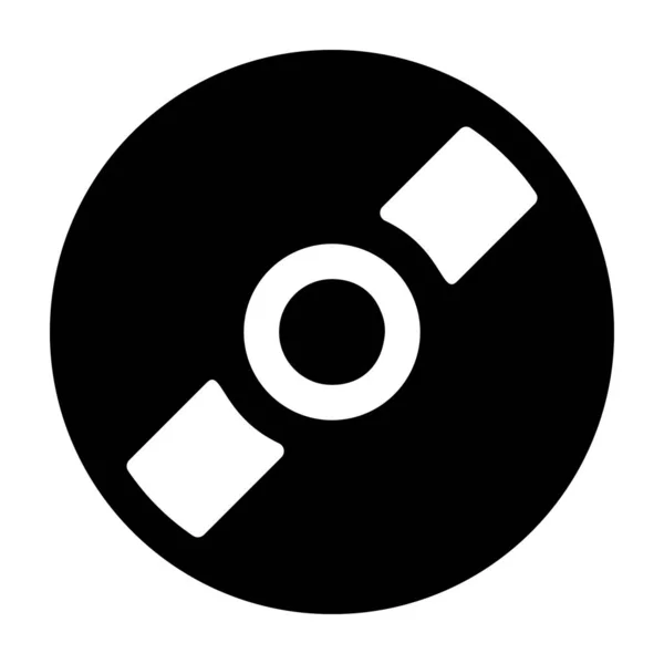 Compact Disc Gefüllter Designvektor — Stockvektor