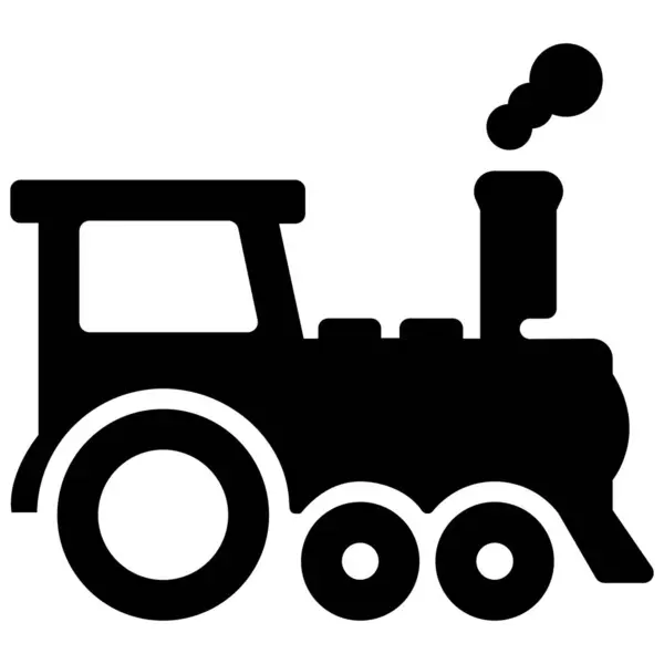 Icono Tractor Aislado Sobre Fondo Blanco — Vector de stock