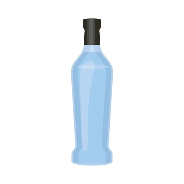 Bottiglia Piatta Design Vettoriale — Vettoriale Stock