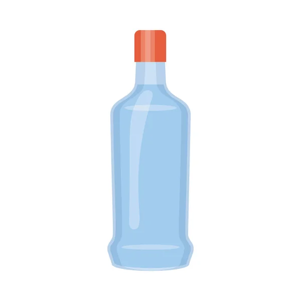 Плоска Пляшка Лікеру Векторний Дизайн — стоковий вектор