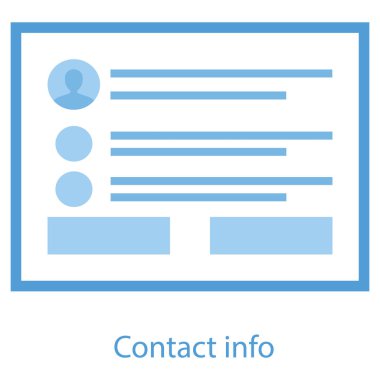 Web şablonu simgesi düz tasarım.