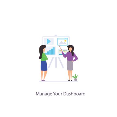 Panonuzu yönetmenin düz çizimi 