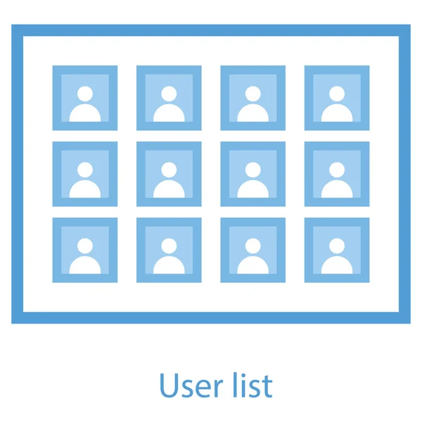 Icono Usuario Web Diseño Plano — Archivo Imágenes Vectoriales