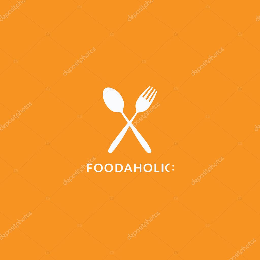 Simple yet stunning logo design to brand yourself in food industry. If you are looking for an amazing logo vector, take a look at this foodaholic logo. It is editable and customizable as per your requirements.