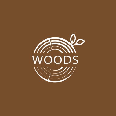 Doğa ve ormanı sembolize eden yaratıcı ağaç vektör logosu
