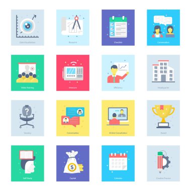 Burada bazı işyeri ve iş düz simgeleri profesyonel yaşam paketi ile ilgili bakın. Editable vektörler büyüleyici ve sizin için yararlıdır. Şimdi tutun! 