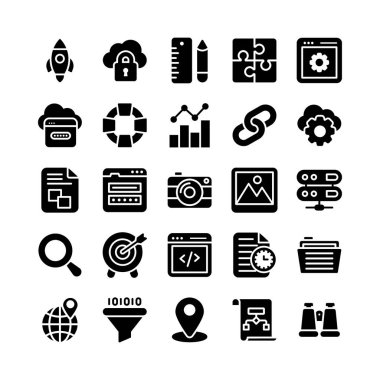 Biz fantabulous web geliştirme glyph simgeleri paketi sıyoruz. Kullanılabilir simgeler sizin için burada, sadece kapmak zaman kaybetmeyin.
