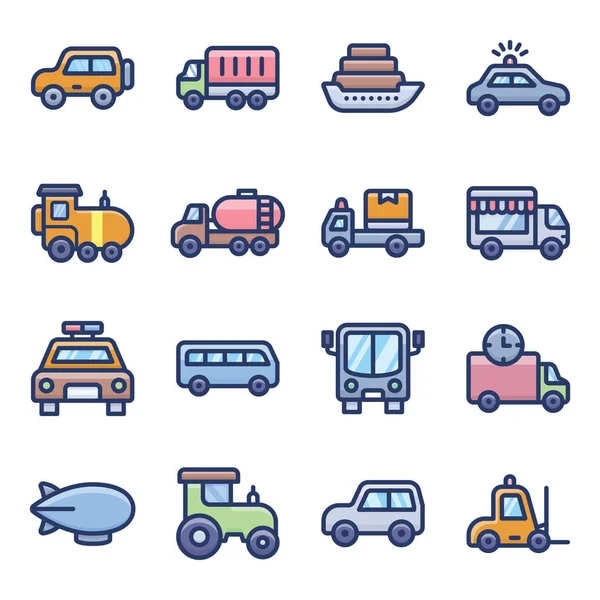 Pour Faciliter Votre Mobilité Nous Vous Proposons Des Modes Transport — Image vectorielle