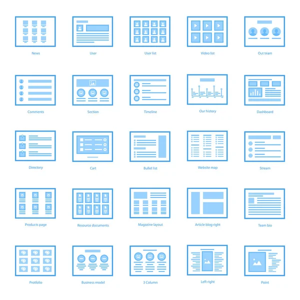 Here Offering Web Design Flat Icons Bundle Best Design Visuals — Stock Vector