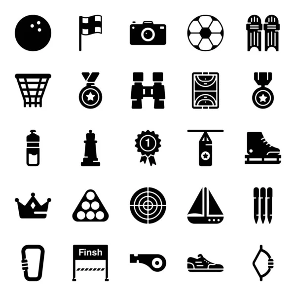 Echa Vistazo Este Paquete Iconos Del Juego Este Vectores Equipos — Archivo Imágenes Vectoriales