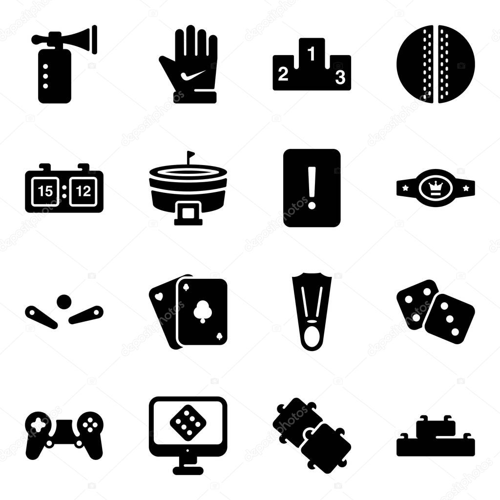 Take a look at this sports and game icons pack. This editable game equipments vectors is best for gaming design projects.