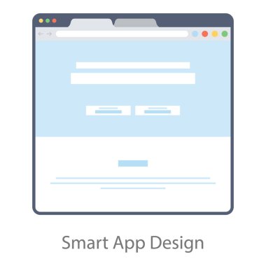 Web içeriği katı simge tasarımı 