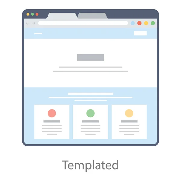 Flaches Design Des Web Interface Symbols — Stockvektor