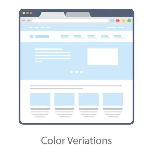 Web Inhalte Solides Icon Design — Stockvektor