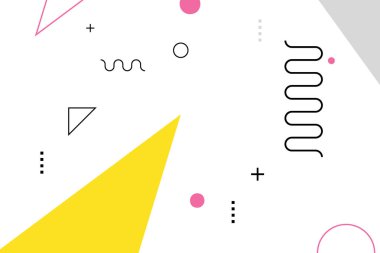 Geometrik arka plan tasarımı vektörü