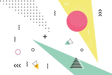 Geometrik arka plan tasarımı vektörü