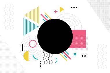 Geometrik arka plan tasarımı vektörü