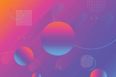 Geometrik arka plan tasarımı vektörü