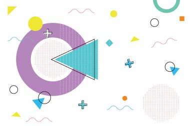 Geometrik arka plan tasarımı vektörü