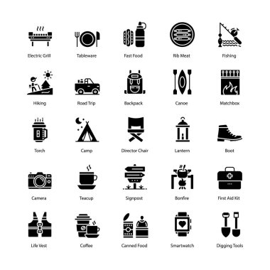 Bir sonraki projenizi daha çekici hale getirmek için muhteşem bir barbekü ve ızgara katı simgeler ayarlayın. Bu setin değiştirilebilir kalitesi sizin için değerlidir. Zaman kaybetmeyin ve şimdi onu kapmak! 