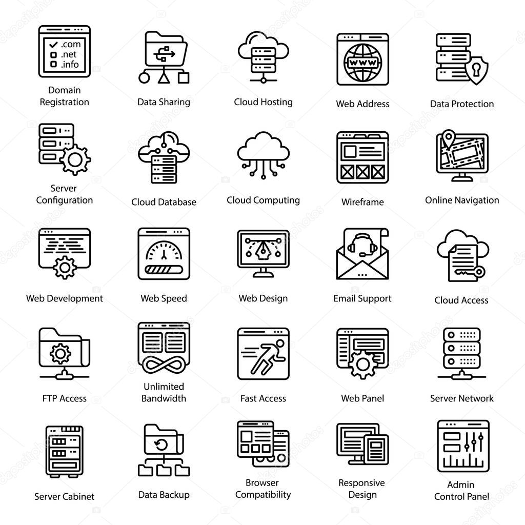 Here we are offering seo line icons pack with best design of visuals. Editable vectors are easy to use. If you will hold this set you will feel it is appropriate for you. 