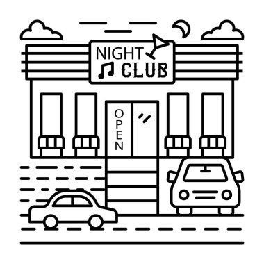 Kilisenin illüstrasyon vektör tasarımı