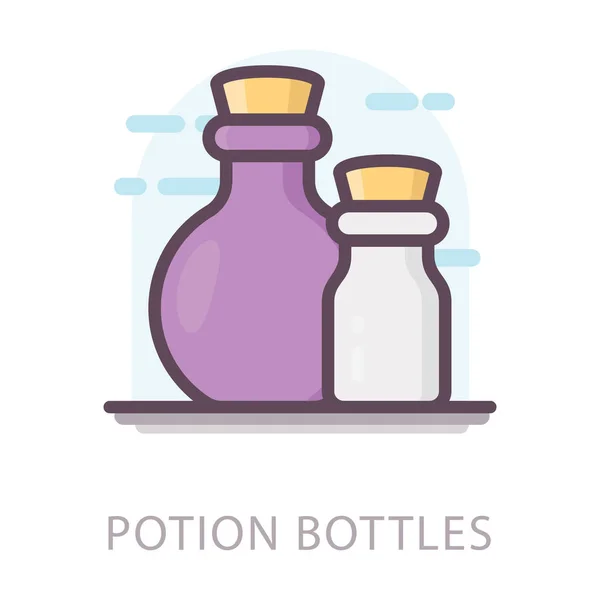 Potion Magique Vecteur Design Plat — Image vectorielle