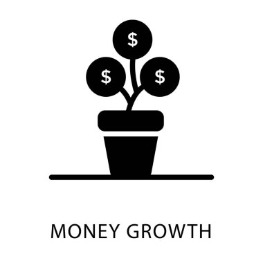 Sağlam tasarımda finansal büyüme simgesi.