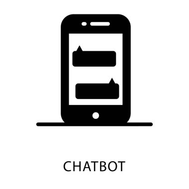 Cep telefonu sohbet simgesinin sağlam tasarımı.