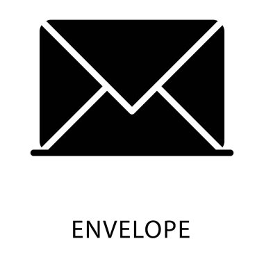 Posta katı tasarım simgesi