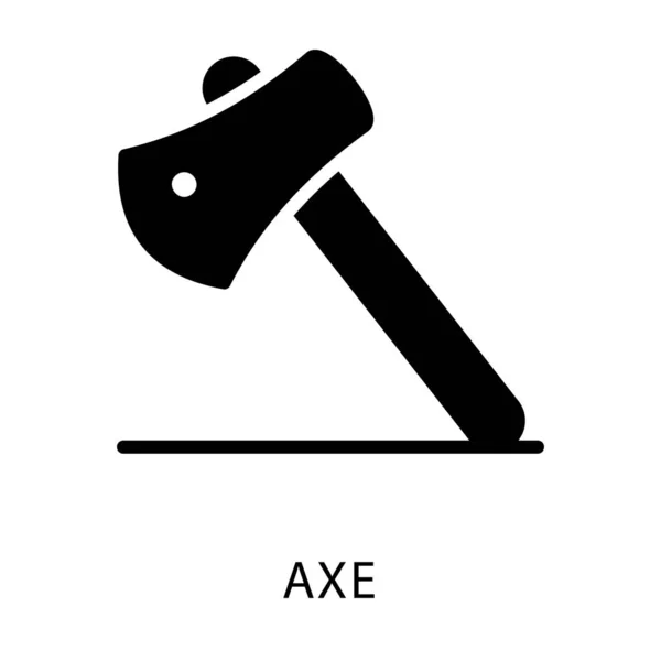 Axt Symbol Gefülltem Design — Stockvektor