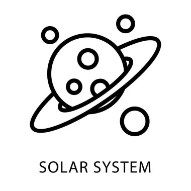 Çizgi tasarımında gökada simgesi 