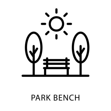 Satır tasarımında park tezgah simgesi