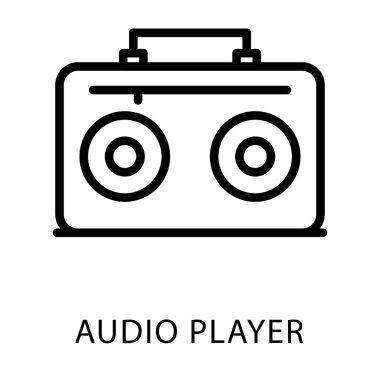 Çizgi teyp vektör tasarımı 