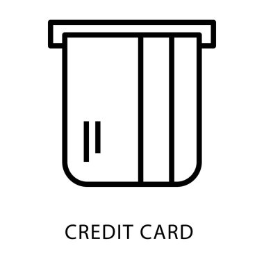 kredi kartı satırı simgesi 