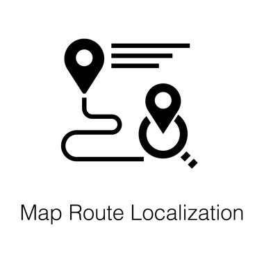 Harita rota konumu simgesi 