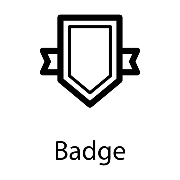 Klistermärke Badge Vektor Linje Design — Stock vektor