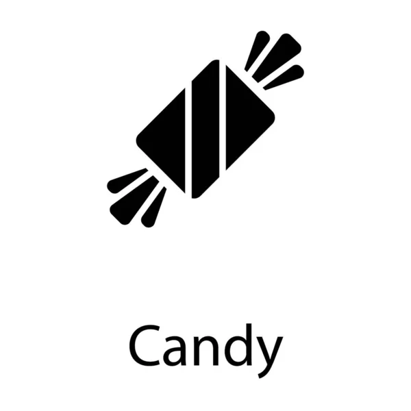 甜包装糖果字形图标 — 图库矢量图片