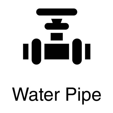 Katı tasarımda su borusu vektörü 