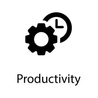 Katı verimlilik yönetimi vektör tasarımı 