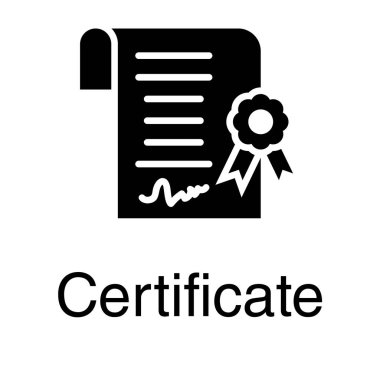 Sağlam tasarımda başarı diploması vektörü 